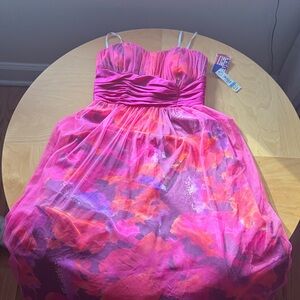 Morgan & Co. Pink and Purple Kids Formal Dress